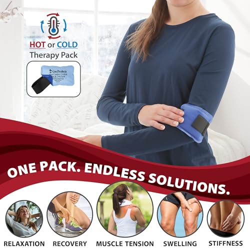 Reusable Hot & Cold Therapy Pack for Pain Relief and Injuries, Small - size: Small - 3 x 5 Inch