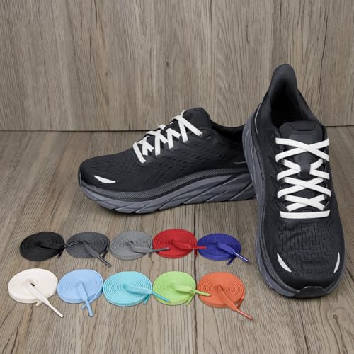Endoto Shoe Laces for Hoka Replacement Shoelaces Strings - color: Grey, size: 50 Inch (127 cm)