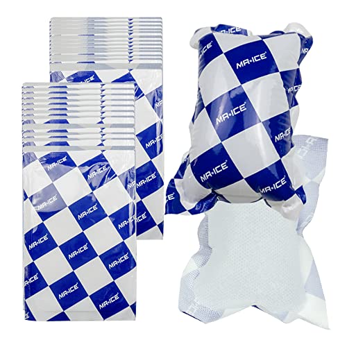 Reusable Dry Ice Packs for Shipping & Storage - Long Lasting Cold Packs for Lunch Box & Coolers - Ideal for Frozen Food & Drinks - style: 6.9" x 4.7" 25pcs