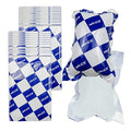 Reusable Dry Ice Packs for Shipping & Storage - Long Lasting Cold Packs for Lunch Box & Coolers - Ideal for Frozen Food & Drinks - style: 6.9" x 4.7" 25pcs