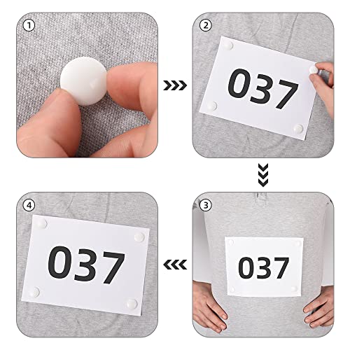 Black Volcanic- Race Bib Magnets Black and White Running bib Magnets, Cycling, Triathlon with Metal Case