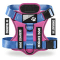 Service Dog Harness, Reflective Dog Vest Harness with 5 PCS Patches, Adjustable Soft Oxford Pet Harness, Inner Layer Mesh, Easy to Control - color: Alpenglowpink, size: X-Small (Pack of 1)