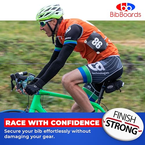 BibBoards bibSNAPS Race Bib Clips, Finish Strong, 4 Pack - color: Finish Strong