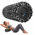 FITINDEX Vibrating Foam Roller for Exercise,4 Vibration Speeds,Rechargeable - color: Black