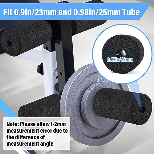 Deekin 8 Pcs Foam Roller Foot Pads for Gym Machines Equipment Replacement