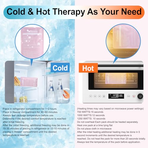 Pallesen Ice Packs for Injuries Reusable, Knee Ice Pack Wrap,Reusable Gel Hot Pack & Cold Pack Compress for Pain Relief,Rehabilitation, Flexible Therapy, for Knee, Back, Neck, Wrist, Ankle Pink - color: Pink