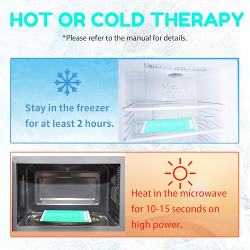 Gel Ice Packs, Teal 2 Pack, 10×5 inch (28×13cm)