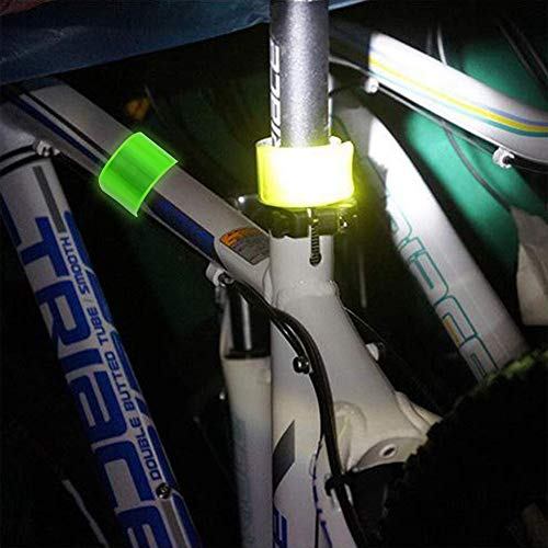 20 Pcs Reflector Snap Bands Fluorescent Slap Armbands