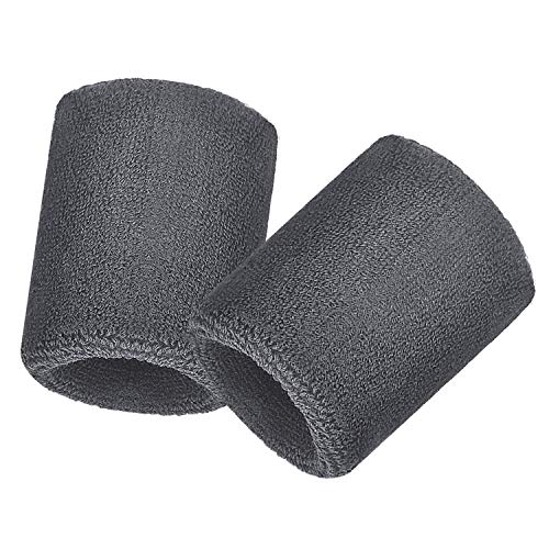 WILLBOND Wrist Sweatbands - color: Black, White, Gray
