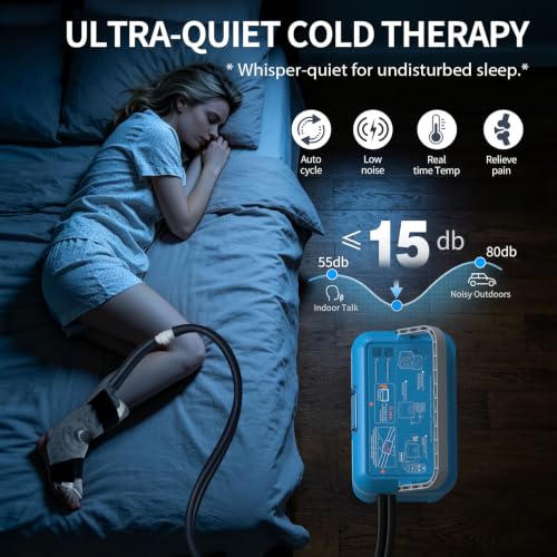 Programmable Ice Machine for Ankle After Surgery w/Temp Disp
