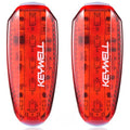 USB-C Rechargeable LED Safety Lights (2 Pack) - Clip on Strobe Running Lights for Runners, Joggers,Walkers,Kids,Dogs,Bike Tail Lights - High Visibility Accessories for Reflective Gear - color: USB-C Red