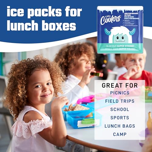 Cool Coolers by Fit & Fresh High Performance Ice Packs for Lunch Bags, 4pk - color: Blue (4 Pack)