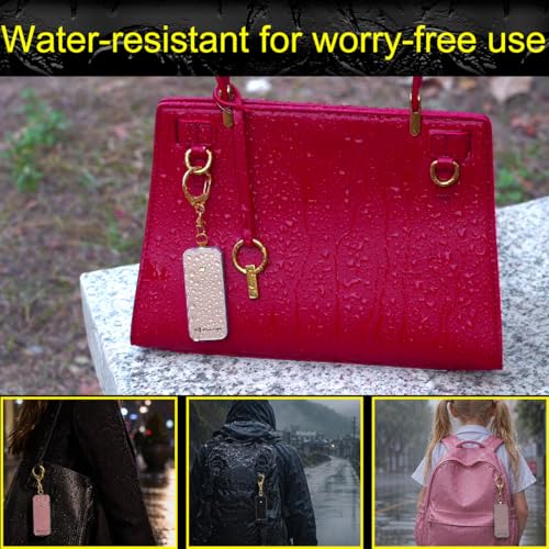 Ultrathin Personal Alarm Waterproof Replaceable Battery Strobe Light - color: Gold