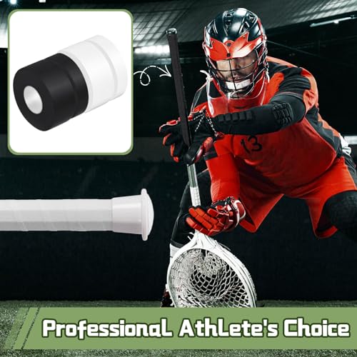 Gemscream 30 ft Lacrosse Stick Tape 1 Inch 1/2 Inch - color: Black, White