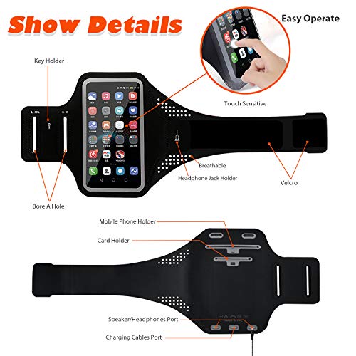 Phone Holder for Running Armband Cell Phone Holder for iPhone Armband 11 12 13 14 15 Pro Max XS X XR Plus Galaxy