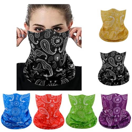 Face Mask Multi Bandana Neck Gaiter Seamless Magic Headband Outdoor Face Scarf for Dust Wind and UV Resistance - color: No15