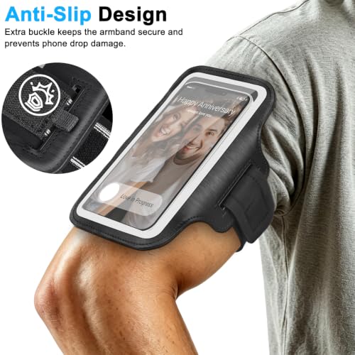 Running Armband Phone Holder with Card Slot for Gym Workout - size: 1 Pack