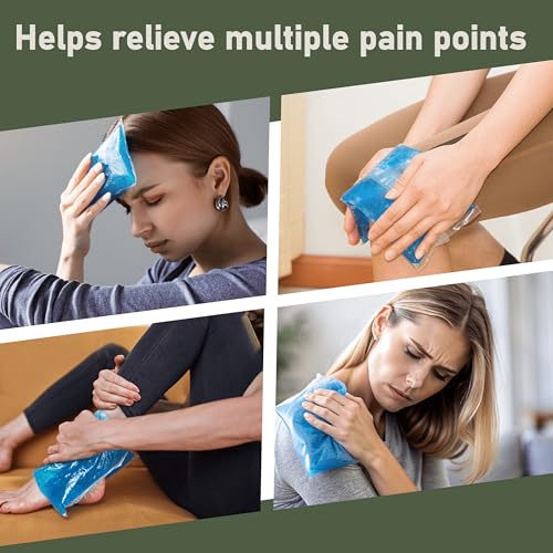 Flexible Hot and Cold Gel Pack, 9.5" x 4.5", 4 Pack - style: HotandCold