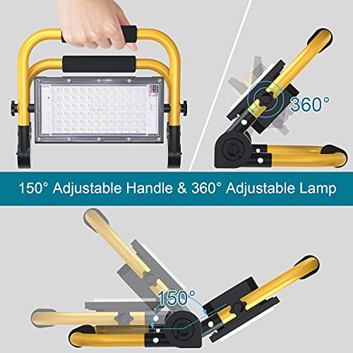 ERAY LED Solar Work Light Rechargeable Outdoor - size: 13500mAh