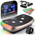 Lifepro Rumblex 4D Vibration Plate Exercise Machine with 7 Training Modes - color: Brown, size: Standard