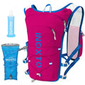 INOXTO Running Hydration Vest Backpack,Lightweight Insulated Pack with 1.5L Water Bladder Bag Daypack for Trail Hiking Running Cycling Race Marathon for Women Men - color: Pink Blue