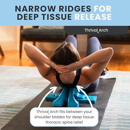Thrival Arch Back Stretcher, Psoas Muscle Release Tool, Patented, Blue - color: Blue, size: ThrivalArch