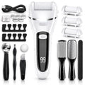 Wea&Hea White Electric Callus Remover, 17-in-1 At-Home Pedicure Kit - style: Kit 17 in 1 White