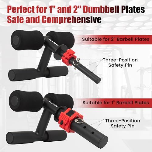 Tib Bar Tibialis Trainer, Tibialis Anterior Exercise Equipment for Home Gym - color: Black-1in&2in