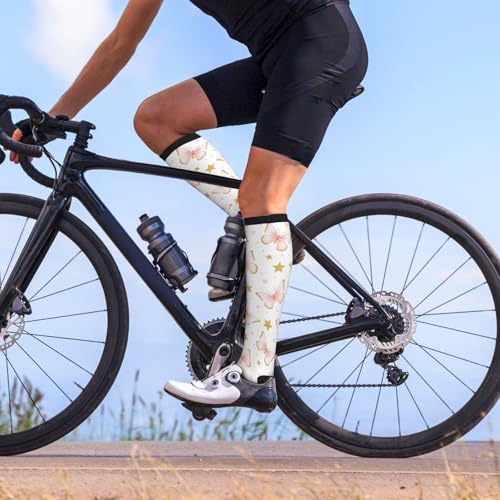 Graduated Compression Socks Knee High For Women Men Athletic - color: 21