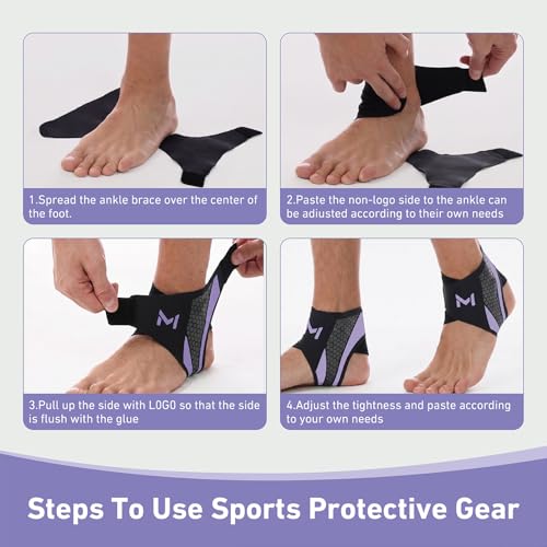 Ankle Brace for Men & Women, Purple, 1 Pc