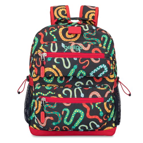 Bentgo Kids Print Durable & Water-Resistant Backpack - color: Sssnakes, size: Kids Medium