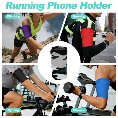 Cell Phone Armband Sleeve, Universal Sports Arm Band Camouflage - color: Camouflage