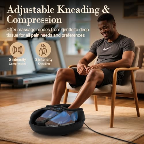 CuPiLo Foot Massager -[2026 Upgraded], FSA Eligible HSA, Up to Size 13 - color: Carbon Black
