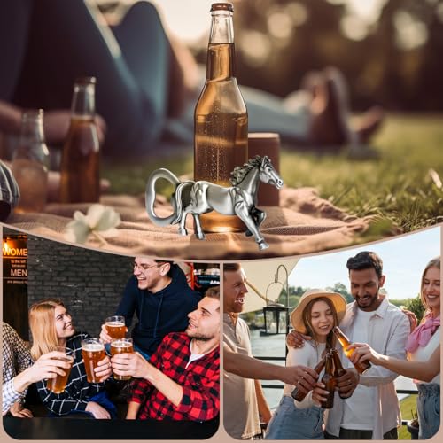 Horse Bottle Opener, Equestrian Gifts Horse Gifts for Women Men - color: Silver with Gift Box