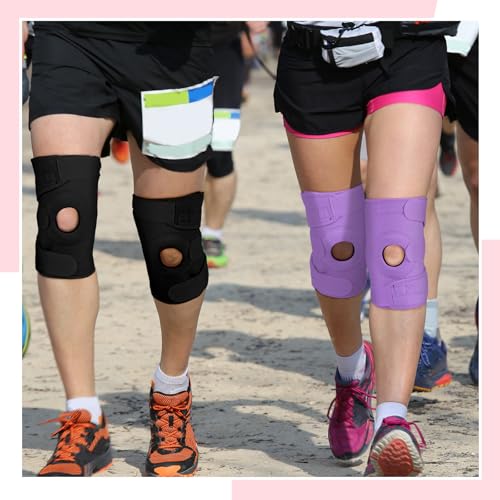 Foilswirl 1 Pcs Kids Knee Brace with Side Stabilizers,Pink - color: Pink