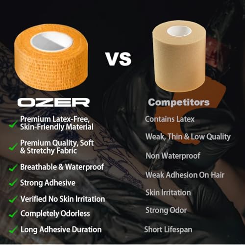 12 Pack 1 Inch x 5 Yards Self Adhesive Bandage Breathable (1 lnch Tan) - color: Tan, size: 1 Inch