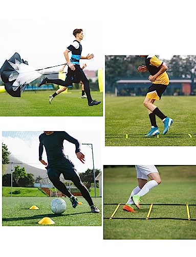 GHB Agility Ladder,Football Training Equipment Set - color: Yellow