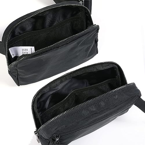 YOSHUYUKI Fanny Pack Crossbody Bag Trendy Waterproof Small Sling Cross Body Purse for Women Men Fashion Waist Packs Mini Belt Bag Pouch Chest Bum Bag Lulu Dupes for Travel Vacation Running Black Camo - color: Black Camo