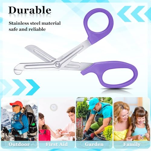 Chumia 3 Pcs Pink Trauma Shears Nurse Bandage Scissor Small Medical Scissor - color: Fresh Color