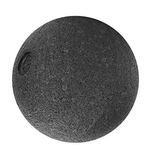 Yoga Massage Ball, Relax Muscles Soft Foam Roller Ball with High Density Foam Structure for Massaging Muscles for Adults for Exercises(Black, 8CM Single Ball)