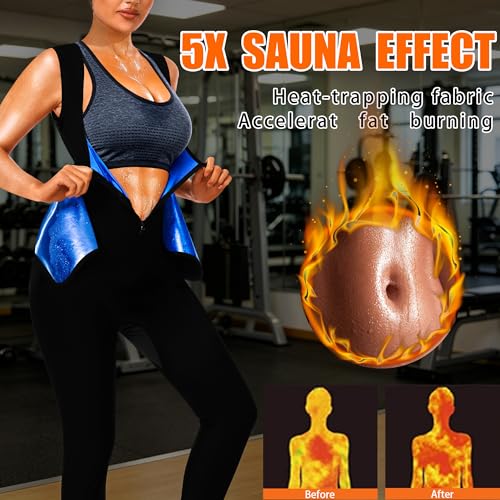 LMCOB Sauna Suit For Women Adult Full Body Sweat Workout Shapewear - size: 3X-Large