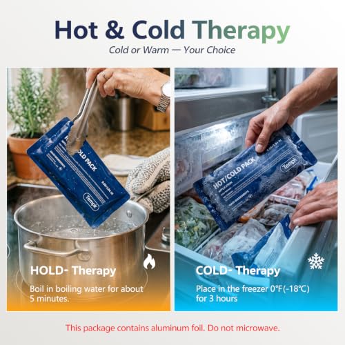 Ice Packs for Injuries Reusable Hot and Cold Therapy Pack Long Lasting Reusable Gel Wraps for Shoulder Back Knee Joint Pain Muscle Soreness and After Surgery 2pcs 300