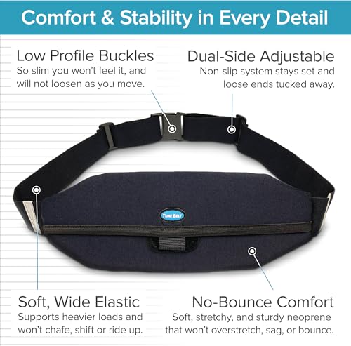 Tune Belt SP2 Slim, No-Bounce, Sweatproof Running Belt for Large Phones