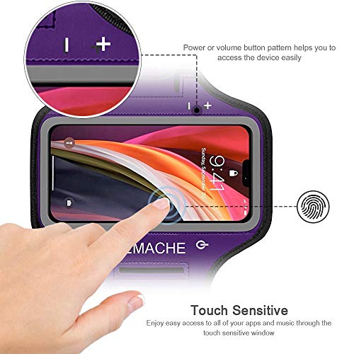 Armband for iPod Touch 7 6 5 4 Generation Armband (Purple) - color: Purple