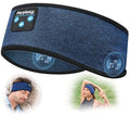 Perytong Sleep Headphones Bluetooth 5.4 Headband, Wireless Headphones Earbuds Earphones Sweatproof for Women Men Sports Workout Running Jogging Yoga Cool Gadgets Christmas Unique Gifts - color: HB NavyBlue