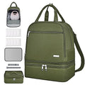 Derbiedersinn Breast Pump Bag, Compatible with Spectra Pumps, Insulated Carrying Case with Cooler for Milk Storage, Travel, Work, Daycare，Green - color: Green