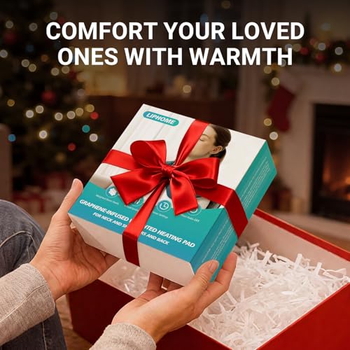 Graphene-Infused Heating Pad for Neck and Shoulders and Back, Heated Wrap