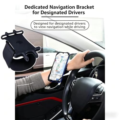 360° Rotating Armband Phone Mount, Elastic Sport Wristband for Running Cycling Driving Navigation