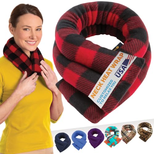 SunnyBay Microwavable Heating Pad, Neck and Shoulder Wrap, 26 inch, Buffalo - color: Buffalo