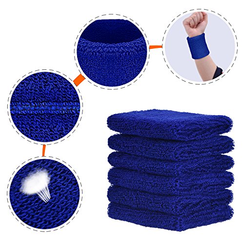 WILLBOND Wrist Sweatbands - color: Blue